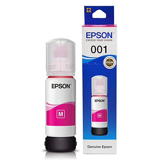 Epson 003 65ml Ink Bottle (Magenta);Compatible with :L3110 /L3101/ L3150 / L4150 / L4160 / L6160 / L6170 / L6190 Epson Printer Models