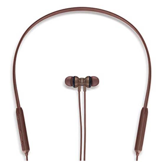 FINGERS Chic BT5 Wireless Bluetooth In Ear Neckband Headphone with Mic (Choco Brown)