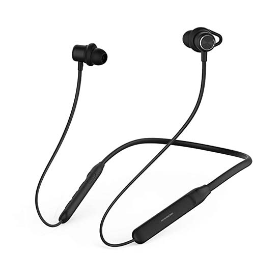 RIVERSONG Stream W Sports Wireless Neckband Headphones Earphones | Super Bass Sound | Water Resistant | Hand Free Mic | Long Playback time