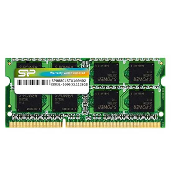 Silicon Power 8GB-DDR3L-1600MHz (PC3 12800) 204 pin CL11 1.35V Non-ECC Unbuffered SODIMM-Laptop Memory Module - Low Voltage and Power Saving