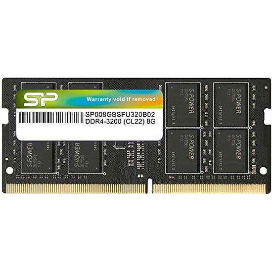 Silicon Power DDR4 8GB 3200MHz (PC4-25600) CL22 SODIMM 260-Pin Gaming Laptop RAM Notebook Computer Memory