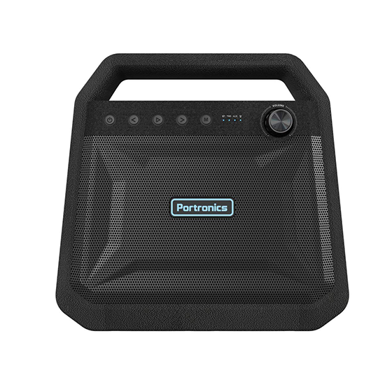Portronics Roar POR-549, 2x12W Bluetooth 4.2 Stereo Speaker with TWS, Aux in, Micro SD Card and 6, 000mAh Battery