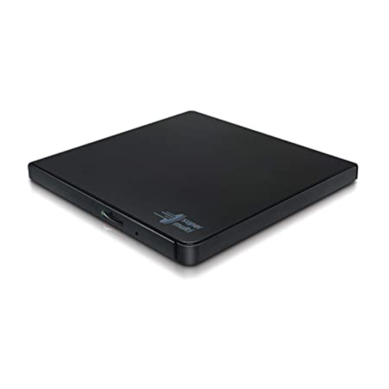 Hitachi-LG Multi Ultra Slim Portable DVD Writer External Drive with m-DISC Support (Black)