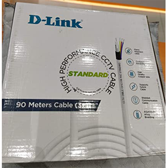 D-LINK STANDARD 3+1 CCTV CABLE 90MTR
