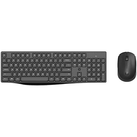 HP CS10 Wireless Multi-Device Keyboard and Mouse Combo,USB Plug and Play with 2.4 GHz Wireless