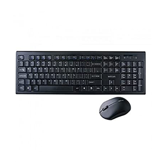 Astrum KW250 Smart 2.4Ghz Wireless Keyboard and Mouse Combo, Black Color