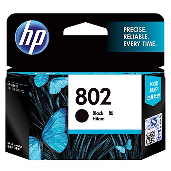 HP 802 Small Ink Cartridge - Black