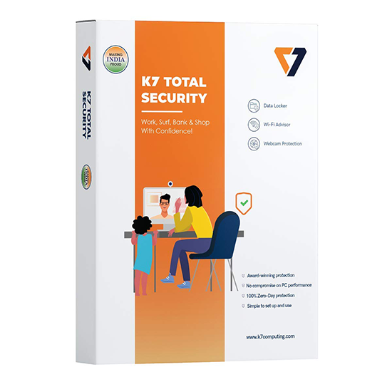 K7 Total Security - 1 PC, 1 Year (CD)