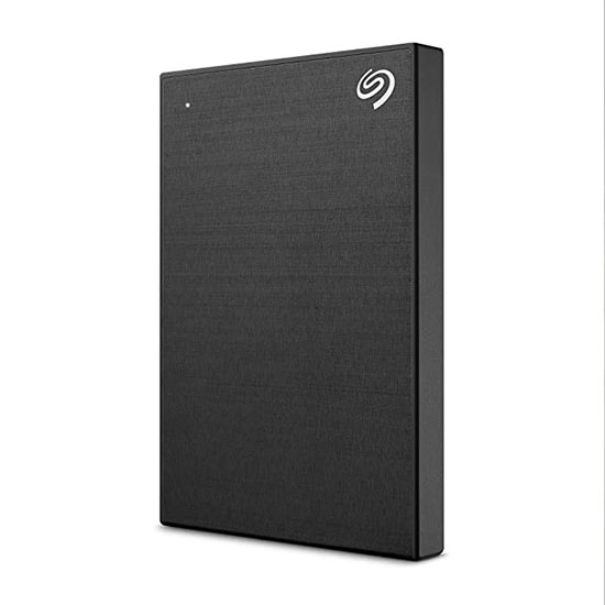 Seagate One Touch 2TB External HDD with Password Protection – Black Hard Disk, for Windows and Mac, with 3 yr Data Recovery Services