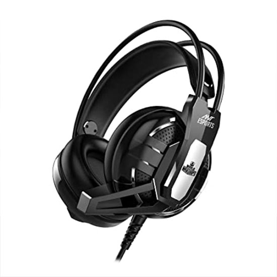 Ant Esports H520W World Of Warships Edition Wired Over Ear Headphones With Mic (Black)