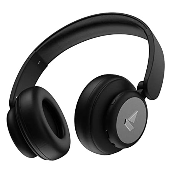 boAt Rockerz 450 Pro On Ear Bluetooth Headphones with Upto 15 Hours Playback, ASAP Charge, 40MM Drivers, Padded Ear Cushions and Dual Modes(Luscious Black)