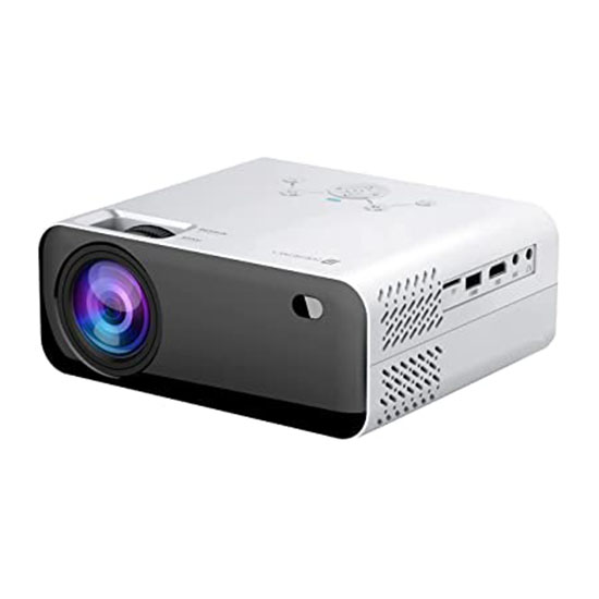 Portronics BEEM 200 Plus Multimedia LED Projector with WiFi 200 Lumens Android/iOS Mirroring with 4W Inbuilt Speakers