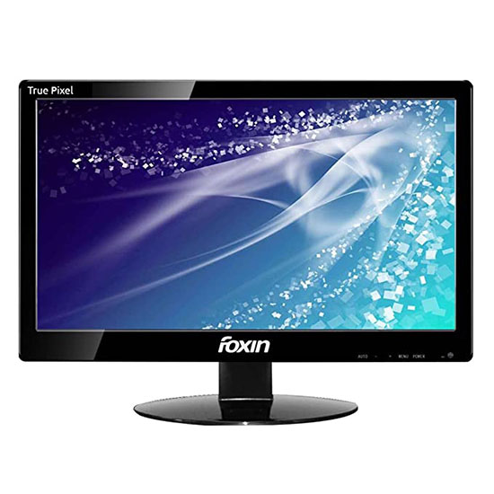 Foxin FM-16WHD 15.6" LED Backlit Computer Monitor-VGA with HDMI (Black)