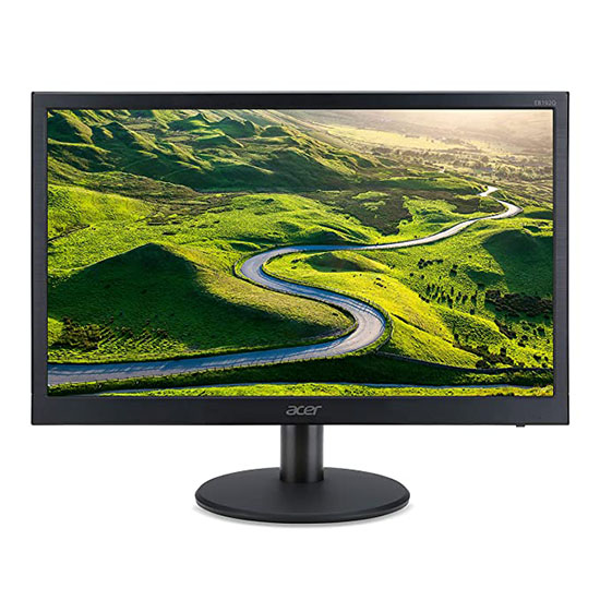 Acer EB192Q 18.5-inch IPS LED Monitor with VGA, DVI Connectivity, 250 Nits and 3 Years Plan (Black)