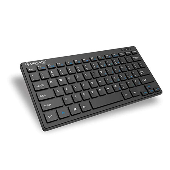 Lapcare D Lite Plus Wired Mini Keyboard with Chocolate Keys (Black)