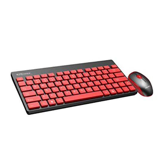 Portronics Key2-A Combo of Multimedia Wireless Keyboard & Mouse, Compact Light-Weight for PCs, Laptops and Smart TV, Black