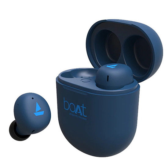 boAt Airdopes 383 True Wireless Bluetooth Headset  (Active Blue, True Wireless)
