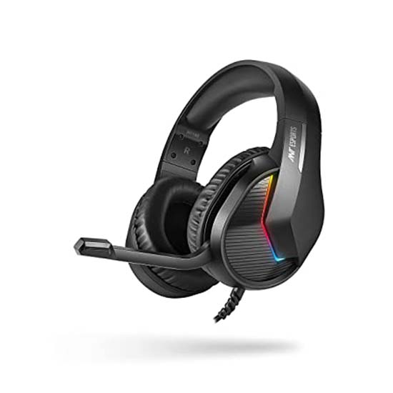 Ant Esports H1100 Pro RGB Wired Over-Ear Gaming Headset for PC / PS4 / PS5 / Xbox One / Switch1 – Carbon Black