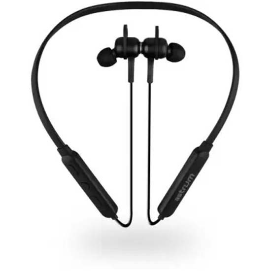 ASTRUM ET270 wireless neckband earphones Bluetooth Headset  (Black, In the Ear)