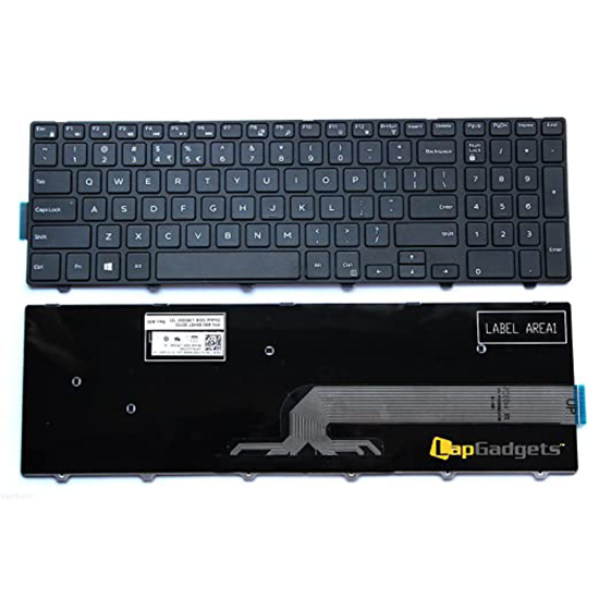 Lap Gadgets Laptop Keyboard for Dell Inspiron 15 (5551) PN: JYP58 US INTL