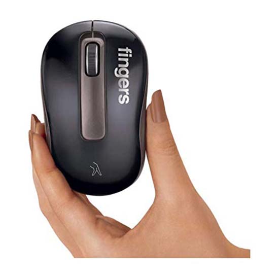 CTK Fingers GlassPro M2 Black Wireless Mouse