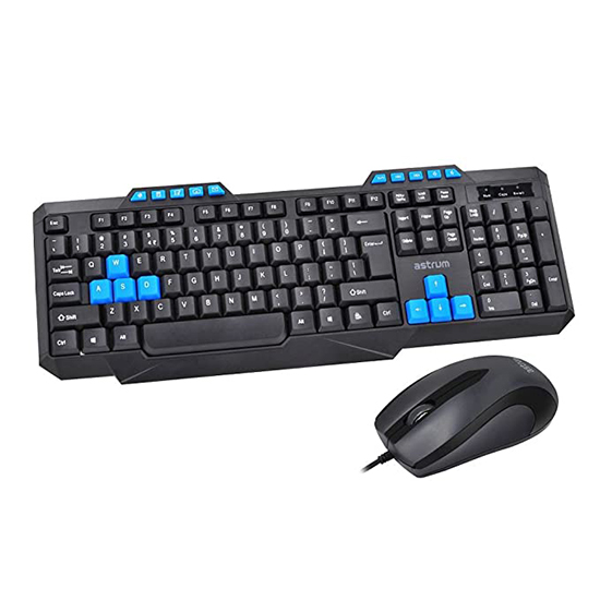Astrum KC110 Desktop Keyboard and Mouse Combo - Black