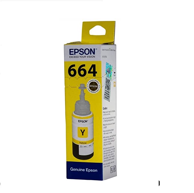 Epson 664 YL Ink Bottle (Yellow) - 70 ml