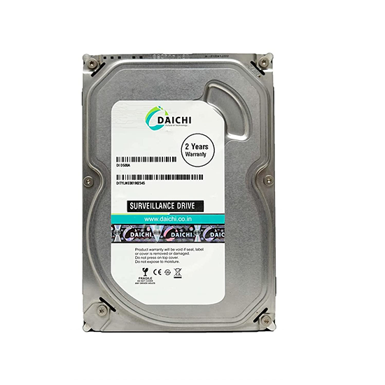 DAICHI 500 GB SATA 3.5 Inch Desktop Surveillance Internal Hard Disk Drive (500GB Internal Hard Disk for Desktop)