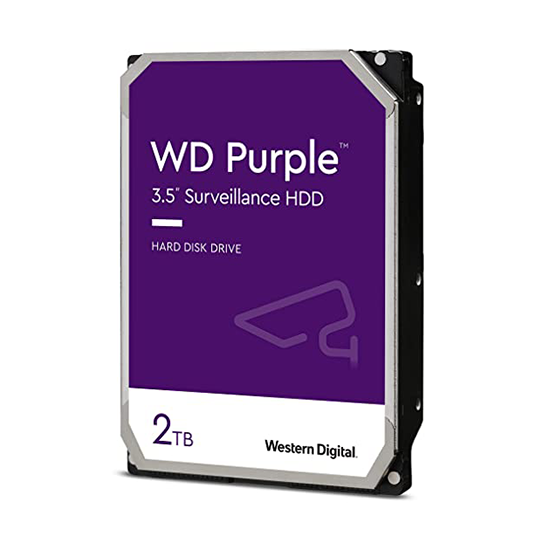 Western Digital Purple 2TB SATA Internal Surveillance Hard Drive (WD20PURZ)