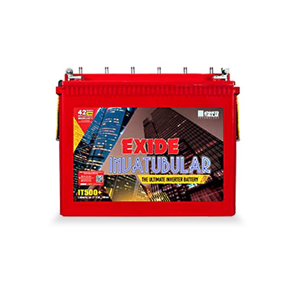 EXIDE INVATUBULAR IT750, 12V 200Ah Tall Tubular Inverter Battery for Home and Office with Warranty - 66 Months (48 FOC+18Pro Rata)